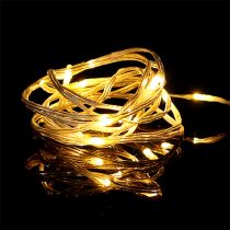 Article Guirlande lumineuse LED 20 intérieur 2m blanc chaud minuterie à piles