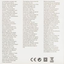 Article Guirlande lumineuse LED, 50 ampoules, à piles, 5 m, blanc chaud