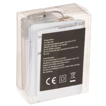 Article Lanterne lumineuse LED à piles, blanc chaud, 3 m, 30 LED, lot de 6
