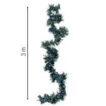 Article Guirlande de Noël à Lamelles avec 60 LED et Timer, 3 m, Vert Émeraude, Usage Intérieur et Extérieur