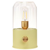 Article Lampe à poser LED lampe de table rétro blanc chaud vert H19,5cm