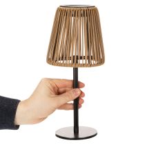 Article Lampe de table LED, écologique et solaire, pour éclairage décoratif extérieur, 31 cm