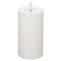 Article Bougie pilier LED, effet vacillant, avec minuterie, Ø7cm, 16cm