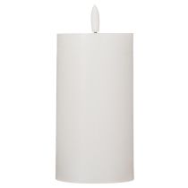 Article Bougie pilier LED, effet vacillant, avec minuterie, Ø7cm, 16cm