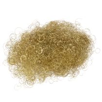 Article Lametta doré bouclé 50g en fil de cuivre pour décoration