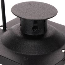 Article Lanternes noires avec anse pour bougie chauffe-plat 16 cm (lot de 2)