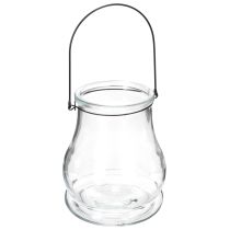 Article Lanterne en verre pour une ambiance romantique au jardin ou sur la terrasse, 18 cm