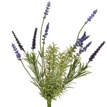 Article Décoration Lavande Bouquet de Plantes Artificielles Violet 36cm