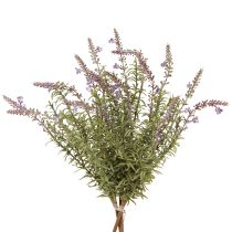 Article Herbes artificielles de lavande sur une tige à 7 branches 40cm 3pcs