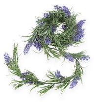 Guirlande de lavande violette 175cm