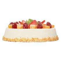 Factice alimentaire, gâteau artificiel aux fruits Ø23cm H8,5cm