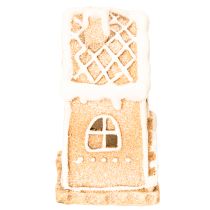 Article Porte-bougie chauffe-plat en forme de maison en pain d'épice, à poser et à utiliser comme décoration, 13 cm