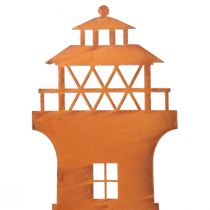 Article Décoration phare décoration maritime décoration de jardin rouille 60cm