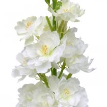 Article Levkoje Fleur artificielle blanche Fleur de tige artificielle 78cm