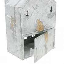 Article Porte-bougie chauffe-plat en métal pour maison lumineuse H25,5 cm