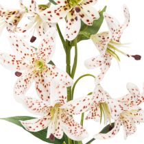 Article Lys artificiel en guise de tige florale pour une décoration élégante et facile d'entretien, 82 cm, 2 pièces