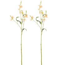 Article Lys artificiel à longue tige, fleur artificielle, décoration pour salle de mariage, 110 cm, lot de 2