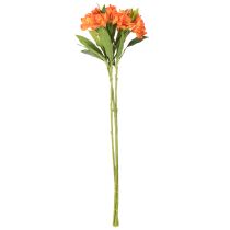 Article Kunstblume Alstroemeria orange 75 cm bouquet décoratif 3 pièces