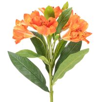 Article Kunstblume Alstroemeria orange 75 cm bouquet décoratif 3 pièces