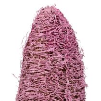 Loofah sur bâton grand rose, bruyère 8cm - 30cm 25p