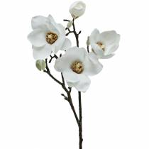 Branche de magnolia blanc Branche décorative magnolia fleur artificielle