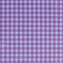 Manchette papier plaid violet 25cm 100m