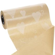 Article Papier de fleuriste étanche motif floral naturel 25 cm x 100 m