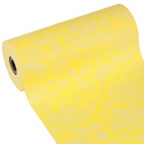Article Manchette en papier jaune blanc Summertime 25 cm 100 m