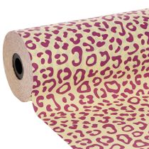 Article Manschettenpapier motif léopard lilas-vanille 25 cm x 100 m