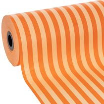 Article Rouleau de papier de protection rayé orange 25 cm x 100 m