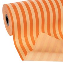 Article Rouleau de papier de protection rayé orange 25 cm x 100 m