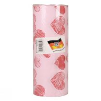 Article Papier manchette papier de soie coeurs roses 25cm 100m