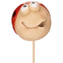 Article Piquets de jardin coccinelle, éléments décoratifs pour le jardin, 25 cm, lot de 4