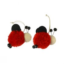 Article Décoration coccinelle pendentif coccinelle 5,5 cm 9 pcs