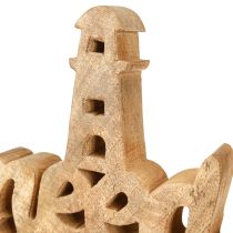 Article Décoration maritime en bois Déco de table Bois de manguier 27×33cm