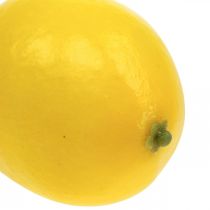 Citron décoratif méditerranéen Citron artificiel L6.5cm Ø5cm