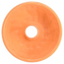 Article Moule à gâteau Bundt décoratif en métal orange Ø23cm H12cm