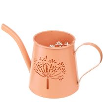 Article Arrosoir décoratif en métal avec pissenlit orange H12cm 2pcs