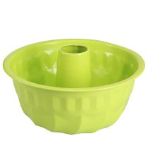 Article Moule à gâteau Gugelhupf décoratif en métal vert pomme Ø23cm H12cm