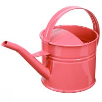 Article Arrosoir en métal pot de fleur décoratif rose 28x13x17cm 1,25l