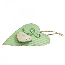 Article Coeur en métal, coeur décoratif à suspendre, décoration coeur H14,5cm 2 pcs