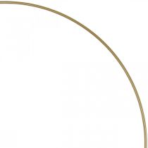 Bague métal anneau déco Scandi anneau déco boucle or Ø30.5cm 6pcs
