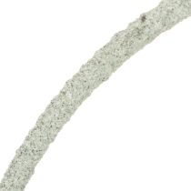 Article Deko anneau en métal sur support en bois 43 cm