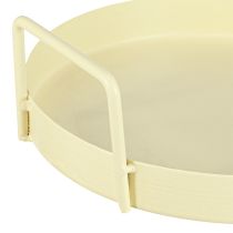 Article Plateau rond pour salle à manger, salon et décoration, 22 cm