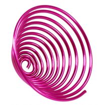 Fil d&#39;escargot en métal escargot rose 2mm 120cm 2pcs