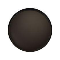 Article Plateau métal plateau bougie rond noir Ø20cm H2.5cm 2pcs