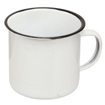 Article Coupe en métal pour plantes en métal blanc noir Ø9cm 4pcs