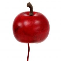 Mini pommes sur fil Ø3.5cm 48p