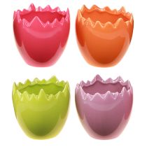 Article Mini pot de fleurs pour œufs de Pâques, vases colorés, pastel, 8,5 cm, 4 pièces
