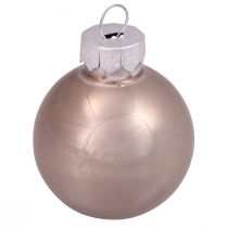 Article Mini boules de Noël boules d'arbre en verre cachemire Ø3cm 22 pcs